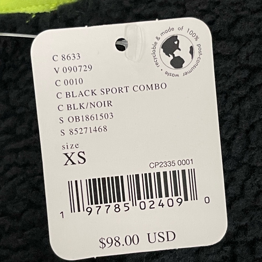 Free People Black Vest with Blue and Neon Highlights - Picture 14 of 16